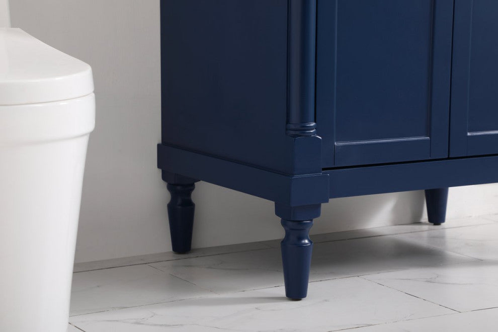 Lewis 30" Single Bathroom Vanity, Blue