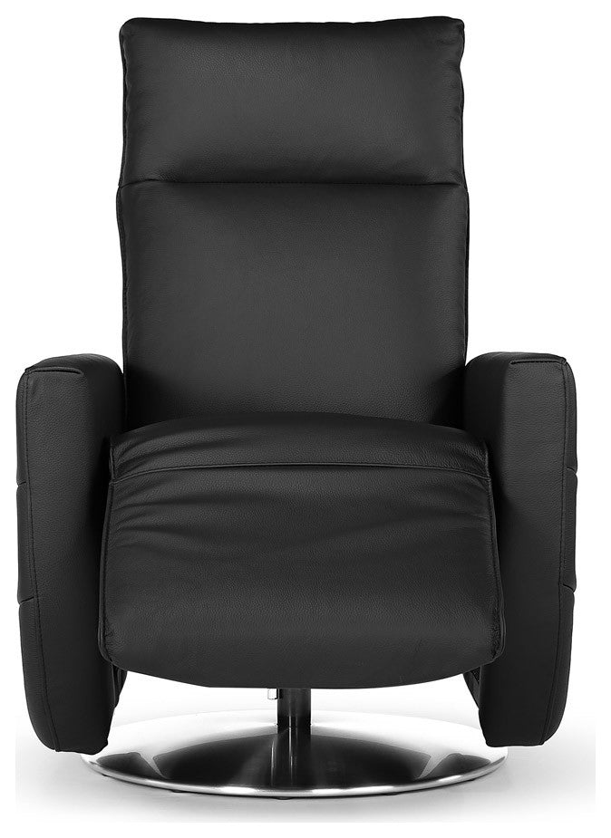 Ritz Reclining Chair with Power Buttons and Top Grain Leather