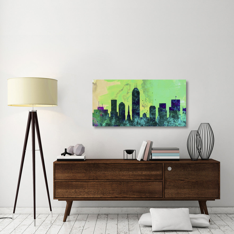 "Indianapolis City Skyline" Fine Art Print