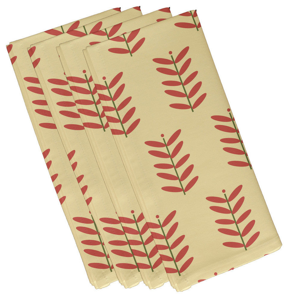 Petal Pusher Floral Print Napkin, Seed, Set of 4