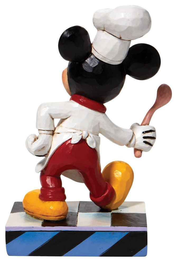Jim Shore Bon Appetit. Polyresin Chef Mickey Mouse 6010090