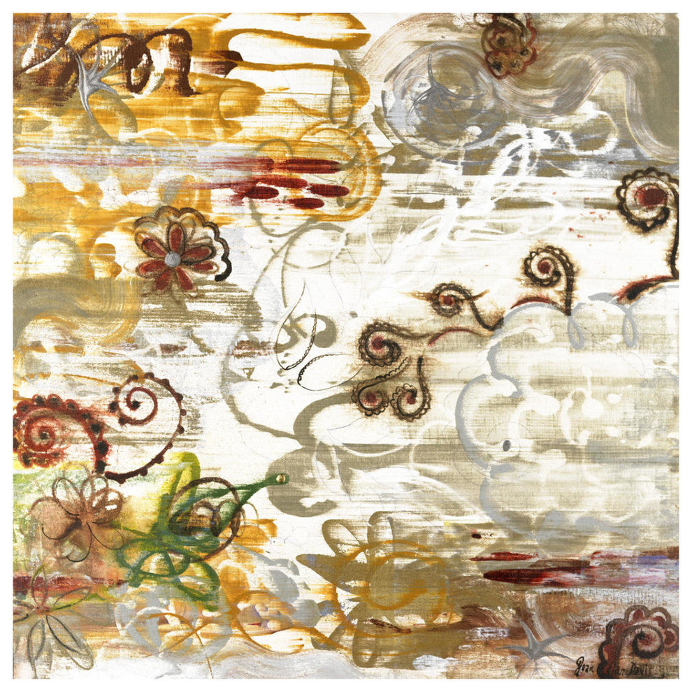"Nature's Dance" Digital Paper Print by Joan Elan Davis, 38"x38"