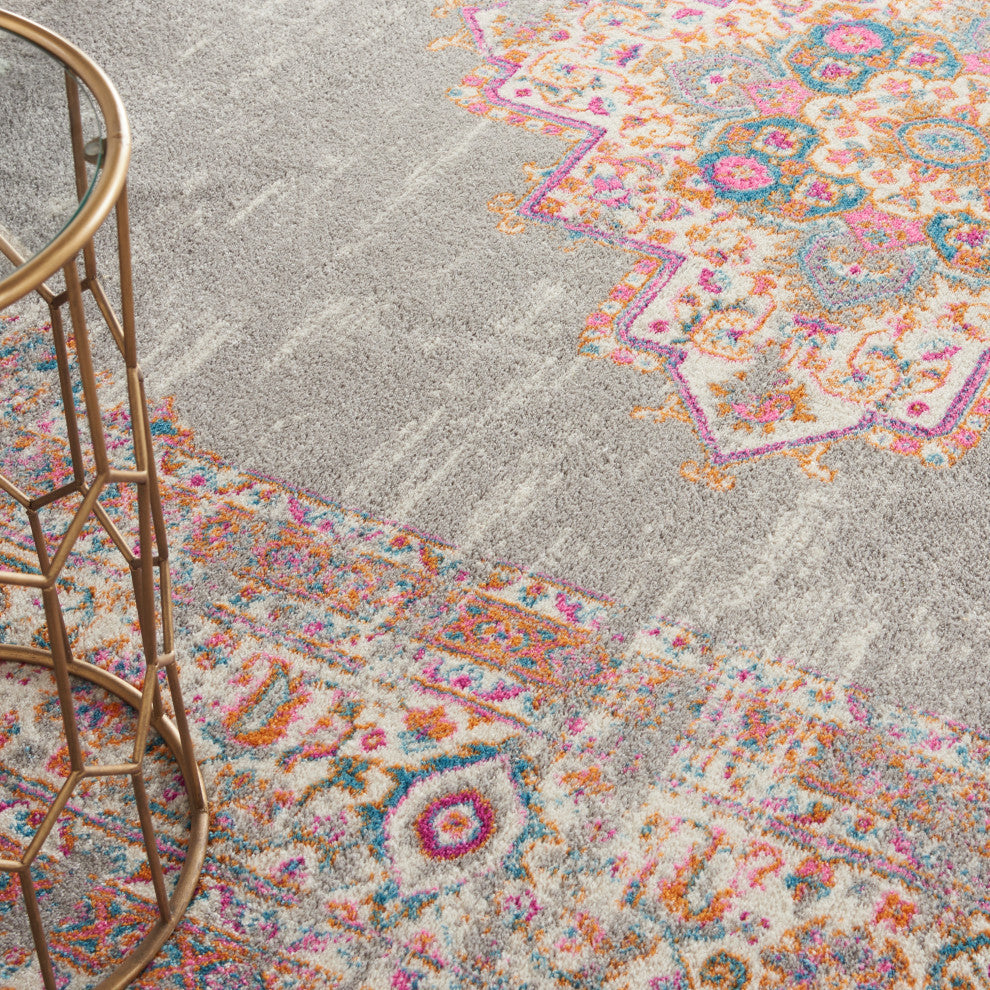 Nourison Passion 12' x 18' Grey Bohemian Indoor Area Rug