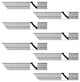 Ornate Cornice White Urethane Bellance Design 8 Pieces Totaling 752" Length