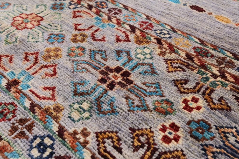 3' 5" X 4' 11" Khorjin Super Kazak Handmade Wool Rug - Q12612