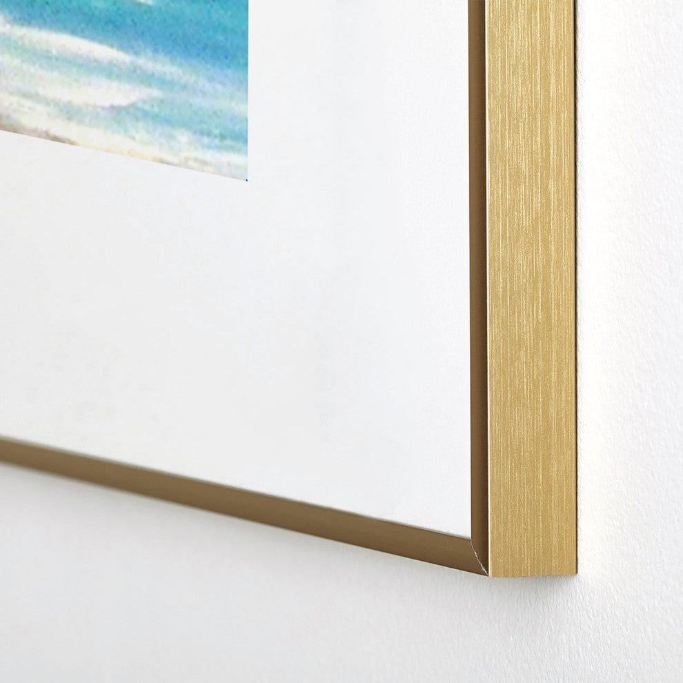 Rosie Brown Beach 1 Metal Framed Art Print