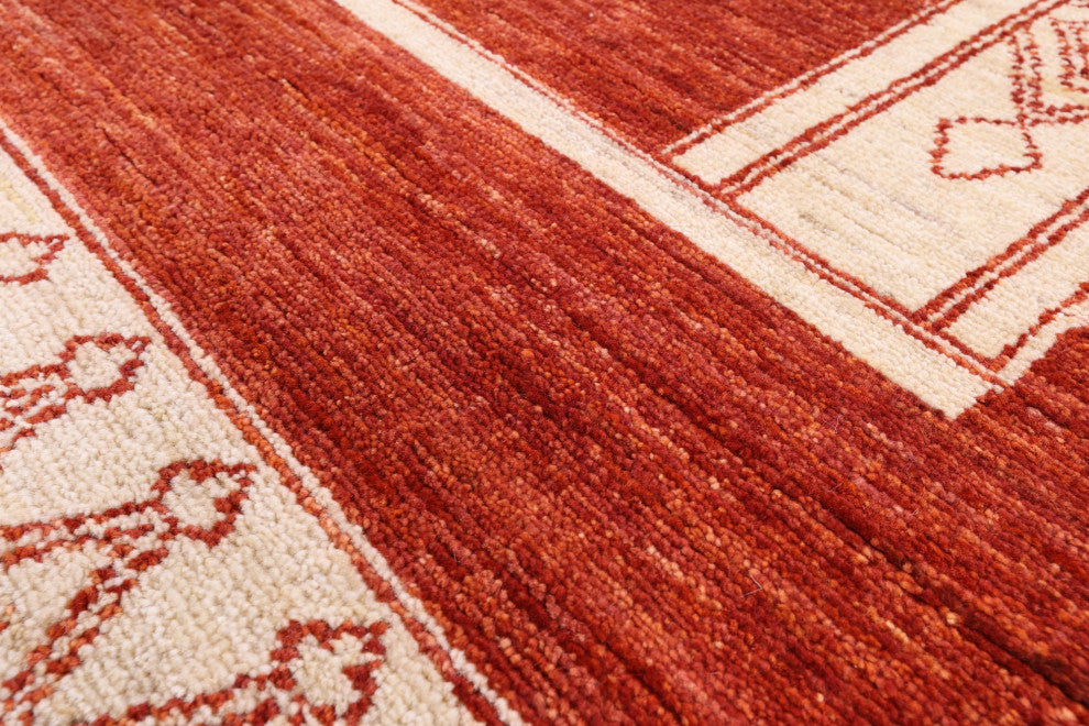Southwest Navajo Handmade Area Rug 6' 1" X 8' 10" Q4854