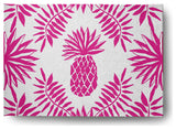 5' x 7' Pineapple Leaves Spring Chenille Indoor/Outdoor Rug