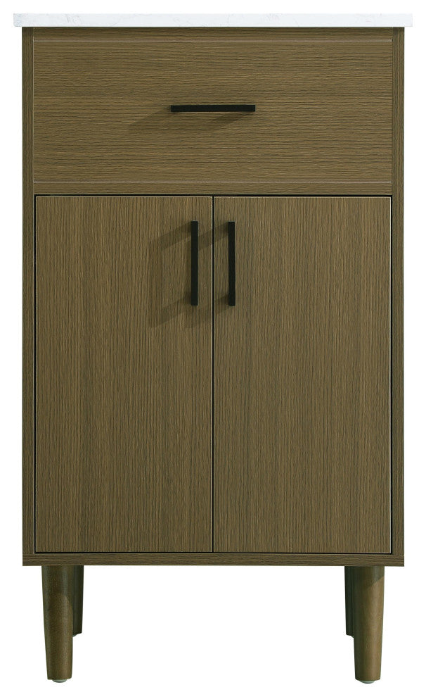 Home Living 20" Single Bathroom Vanity, Chestnut Brown