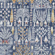 Persian Ikat Peel and Stick Wallpaper, Blue