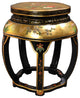 Lacquer Blossom Stool, Gold