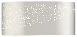 Brushed Nickel Stylish, Transitional, Intricate, Urban Vanity Sconce