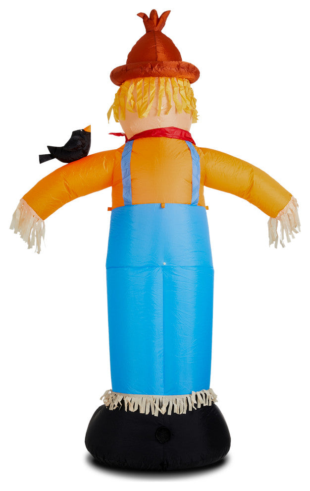 9FT Lighted Inflatable Scarecrow Decor