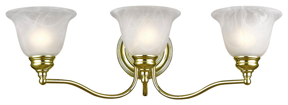 Essex Bath Light, Polished Brass