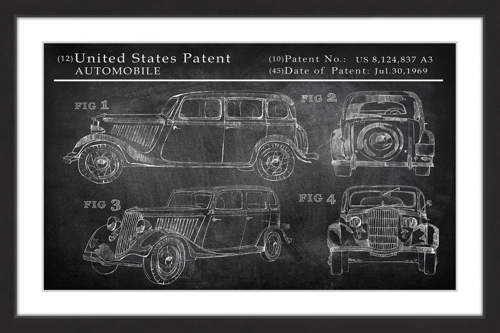 "1929 Durant" Framed Painting Print, 30"x20"