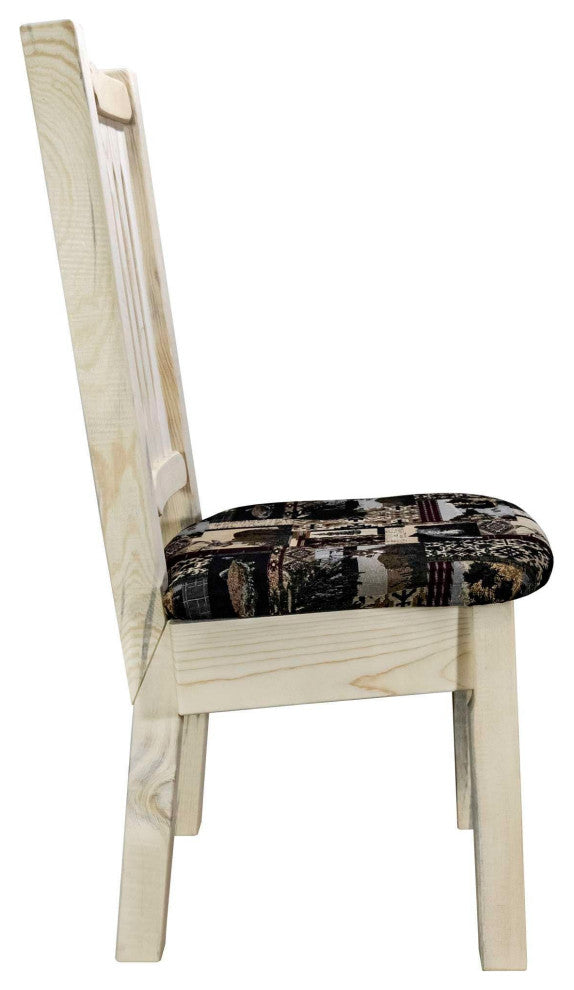 Homestead Collection Upholstered Side Chair, Natural