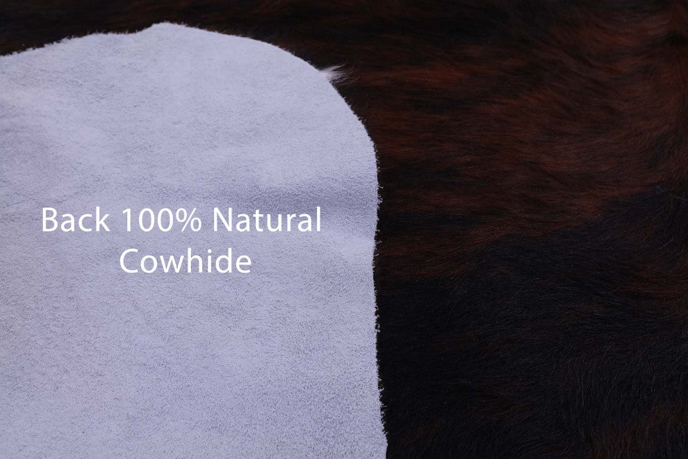 7' 5" X 6' 4" Natural Cowhide Rug C1586