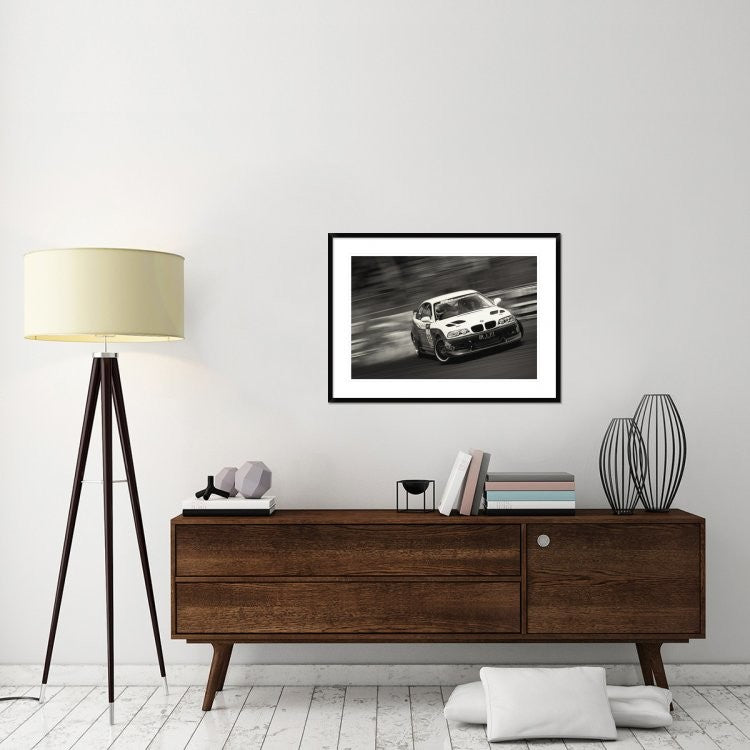 "Dr 1 Ft" Framed Digital Print by Chongky, 38"x28"