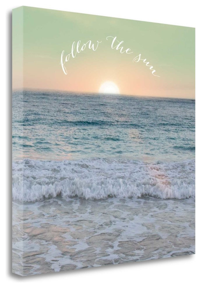 "Sunrise Dock Inspiration" By Sue Schlabach, Giclee Print on Gallery Wrap Canvas