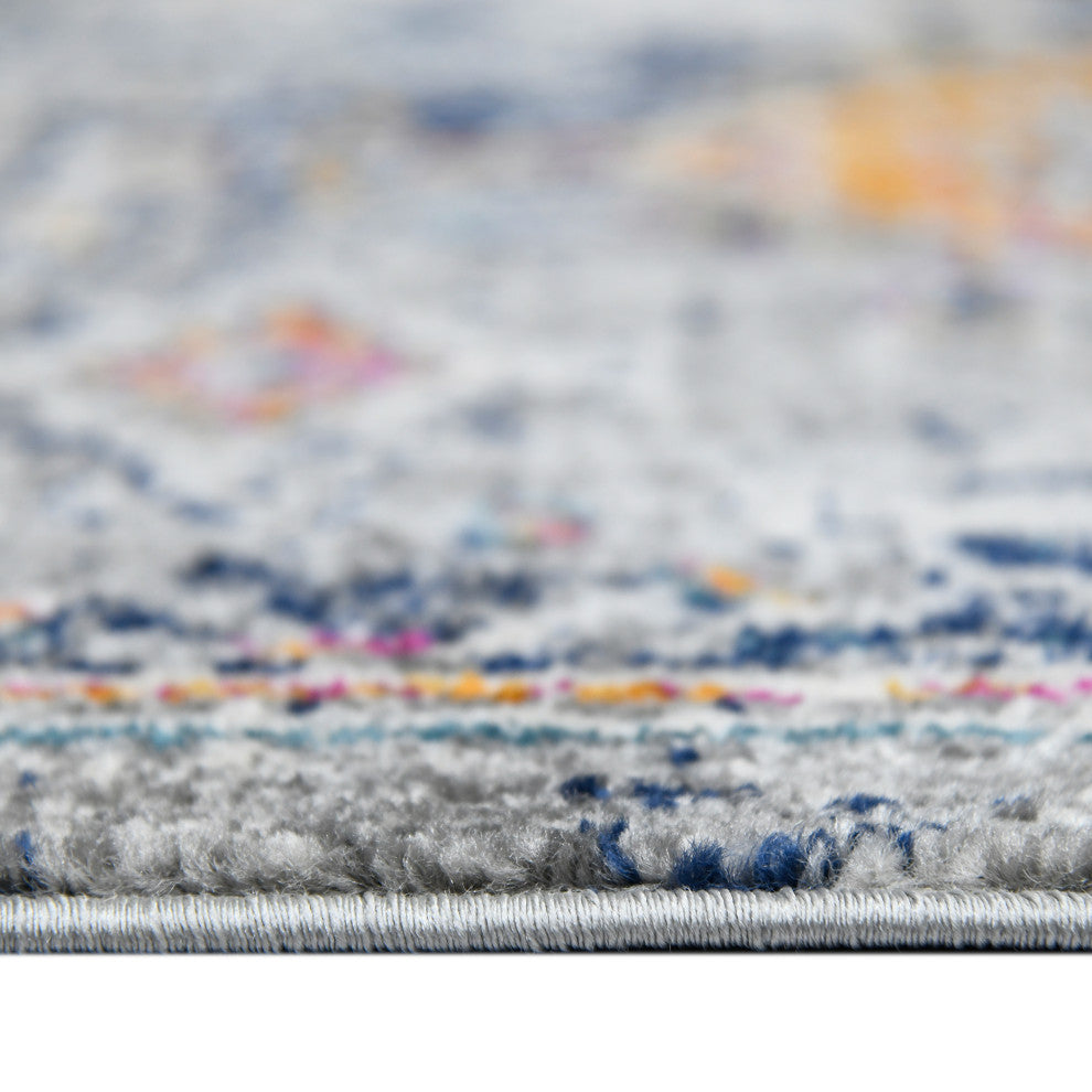 Montana Myro Area Rug, Blue, 8'10" x 11'10", Geometric