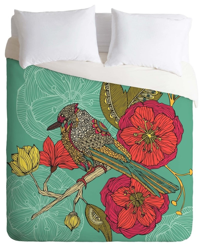 Deny Designs Valentina Ramos Contented Constance Duvet Cover - Lightweight