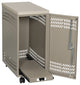 Large Mobile CPU Locker, Bone White