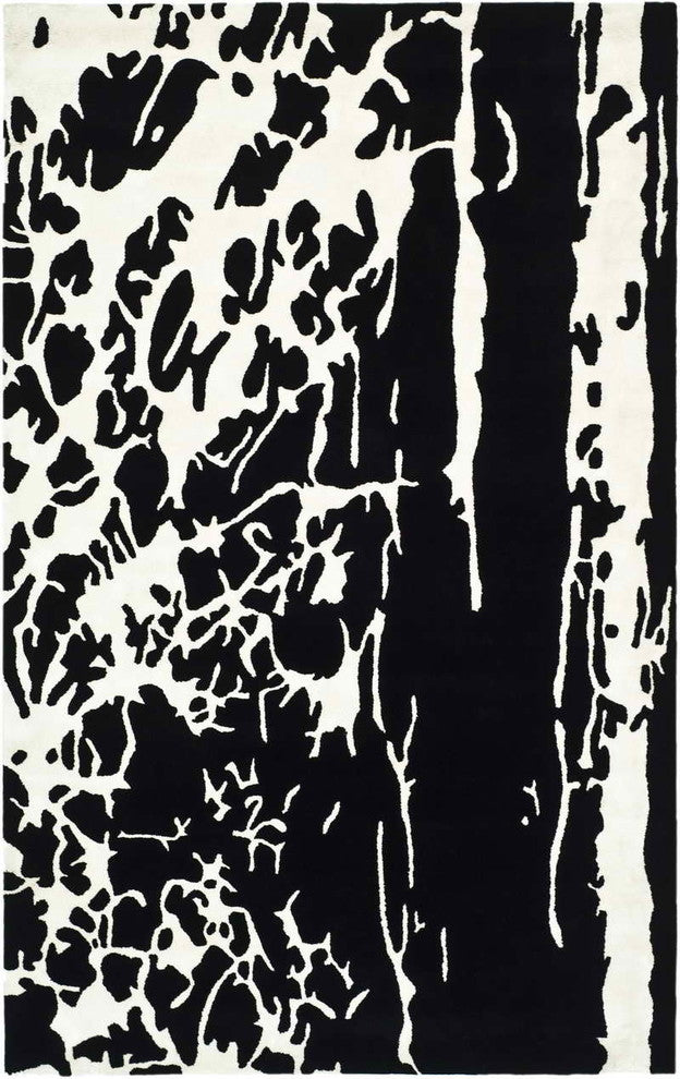 Safavieh Soho soh326a Rug, Black/White, 5'0"x8'0"