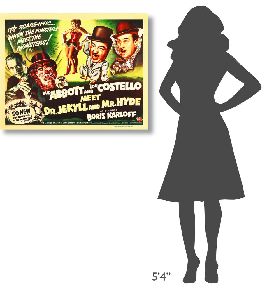 Abbott and Costello, Meet Dr Jekyll And Mr. Hyde, 36x28