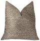 Classy Chic Ivory and Beige Luxury Throw Pillow, 12"x20"