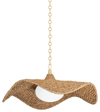 Levene 1-Light Pendant, Vintage Gold Leaf