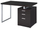 2-Drawer Office Desk, Cappuccino