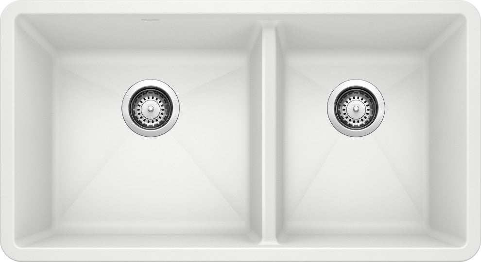 Blanco Precis 18"x33" 2 Basin Granite Undermount Kitchen Sink