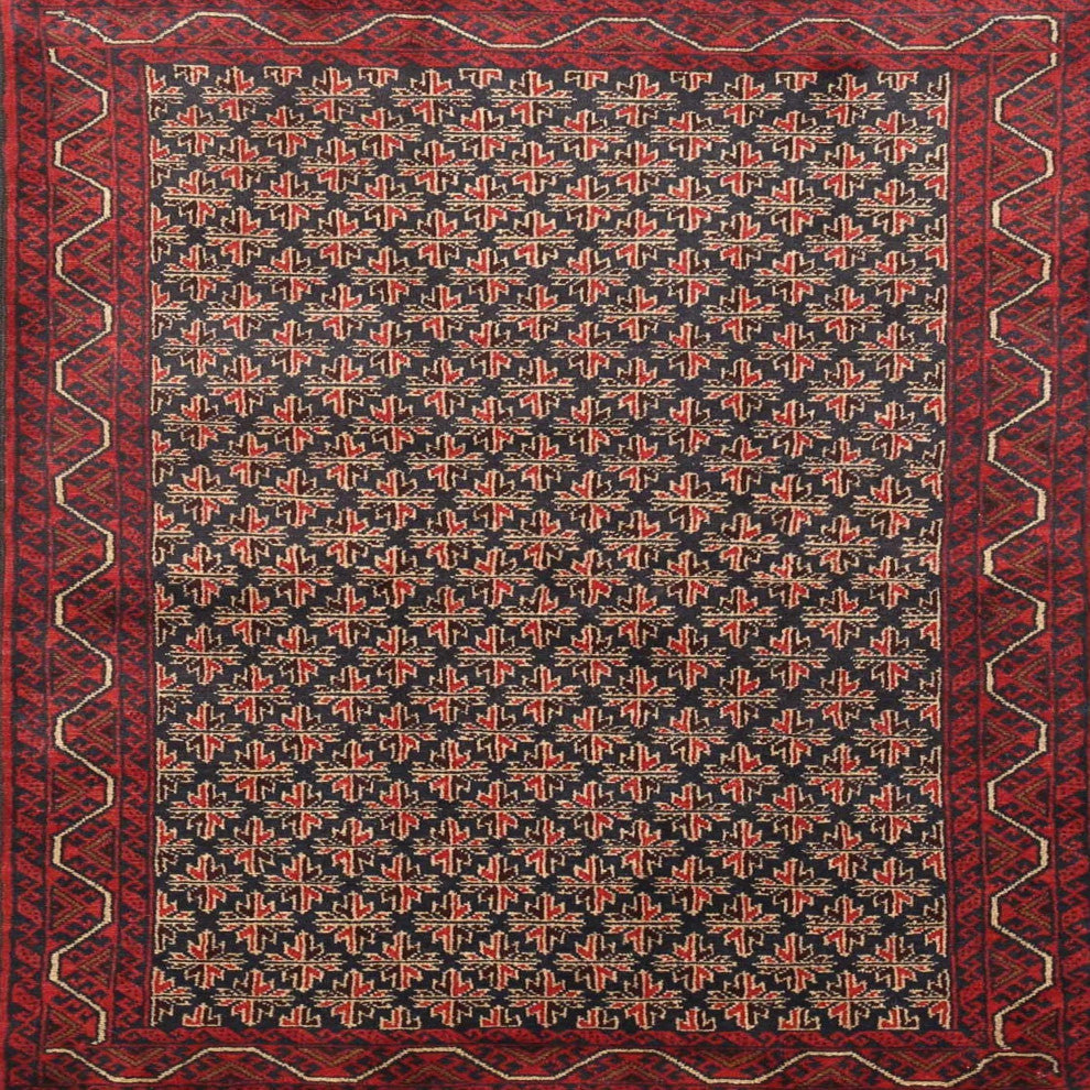 Ahgly Company Indoor Square Traditional Area Rugs, 8' Square