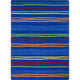All Lined Up 7'8" X 10'9" Area Rug, Color Rainbow