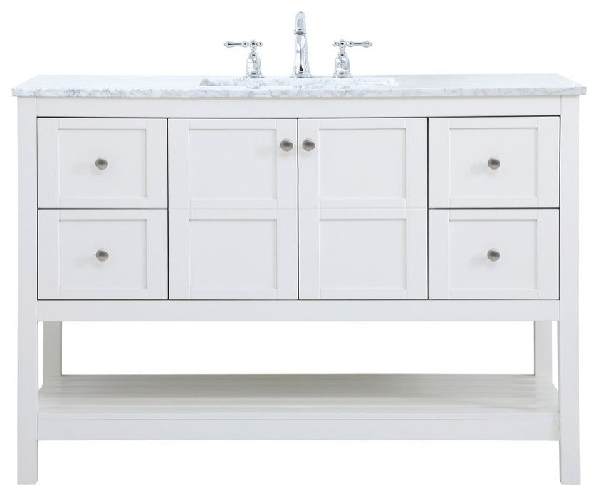Elegant VF16548WH 48"Single Bathroom Vanity, White