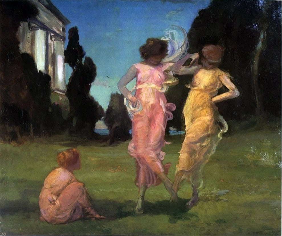 Charles Walter Stetson May Dance, 20"x25" Gallery Wrapped Canvas Print