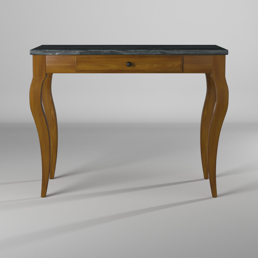 Picket House Melony Desk With Marble Top, Gray