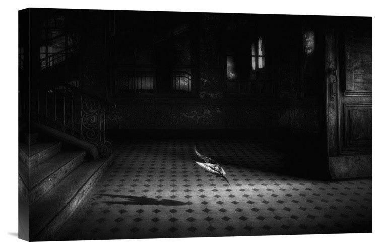 "Chance Encounter" Stretched Canvas Giclee by Holger Droste, 18x12"