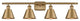 INNOVATIONS LIGHTING 516-4W-BB-M8 Smithfield 3 Light Bath Vanity Light