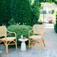 Lanai Woven Rattan Chair - Golden