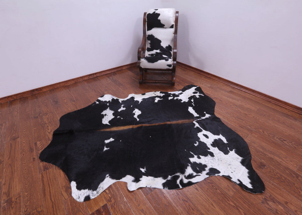 Natural Cowhide Rug 6' 11" X 5' 11" C2418