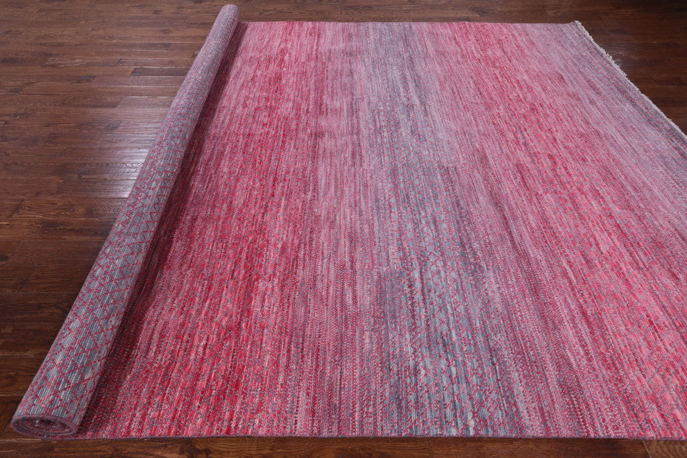10' 0" X 14' 3" Savannah Grass Hand-Knotted Wool Rug - Q13181