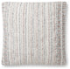 Loloi PLL0070 Grey / Natural 22" x 22" Cover Only Pillow