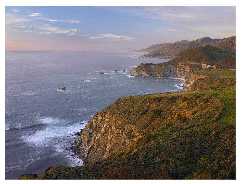 "Bixby Bridge, Big Sur, California" Paper Print by Tim Fitzharris, 18"x14"