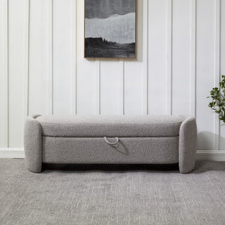 Safavieh Couture Danianna Boucle Bench, Light Brown