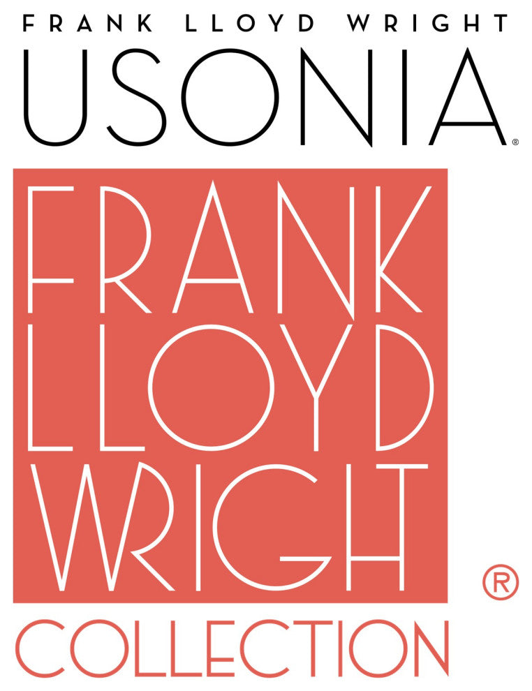 Frank Lloyd Wright x Surya Usonia USO-2305 Machine Woven Area Rug, Khaki, Natural, Camel, Clay, 3'2" X 4'11"