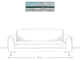 Sailboat Beach Scene 12x36 Canvas Wall Art
