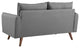 Loveseat and Sofa Set, Fabric, Gray, Modern, Living Lounge Hospitality