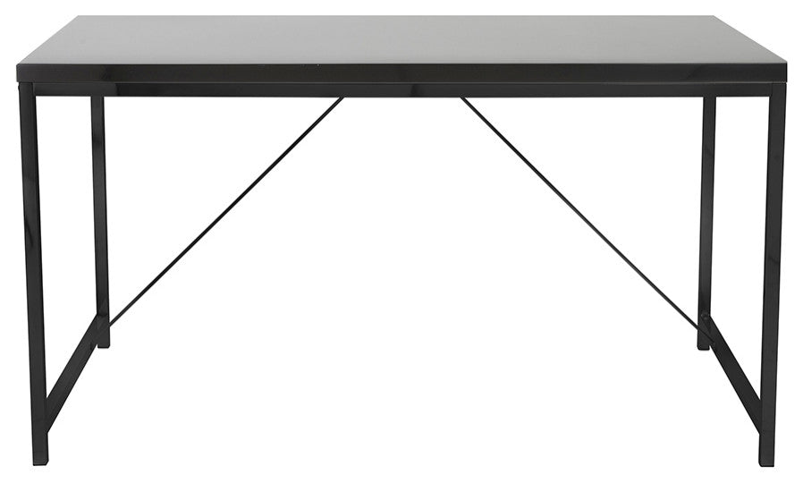 Gilbert Desk, Black With Black Frame
