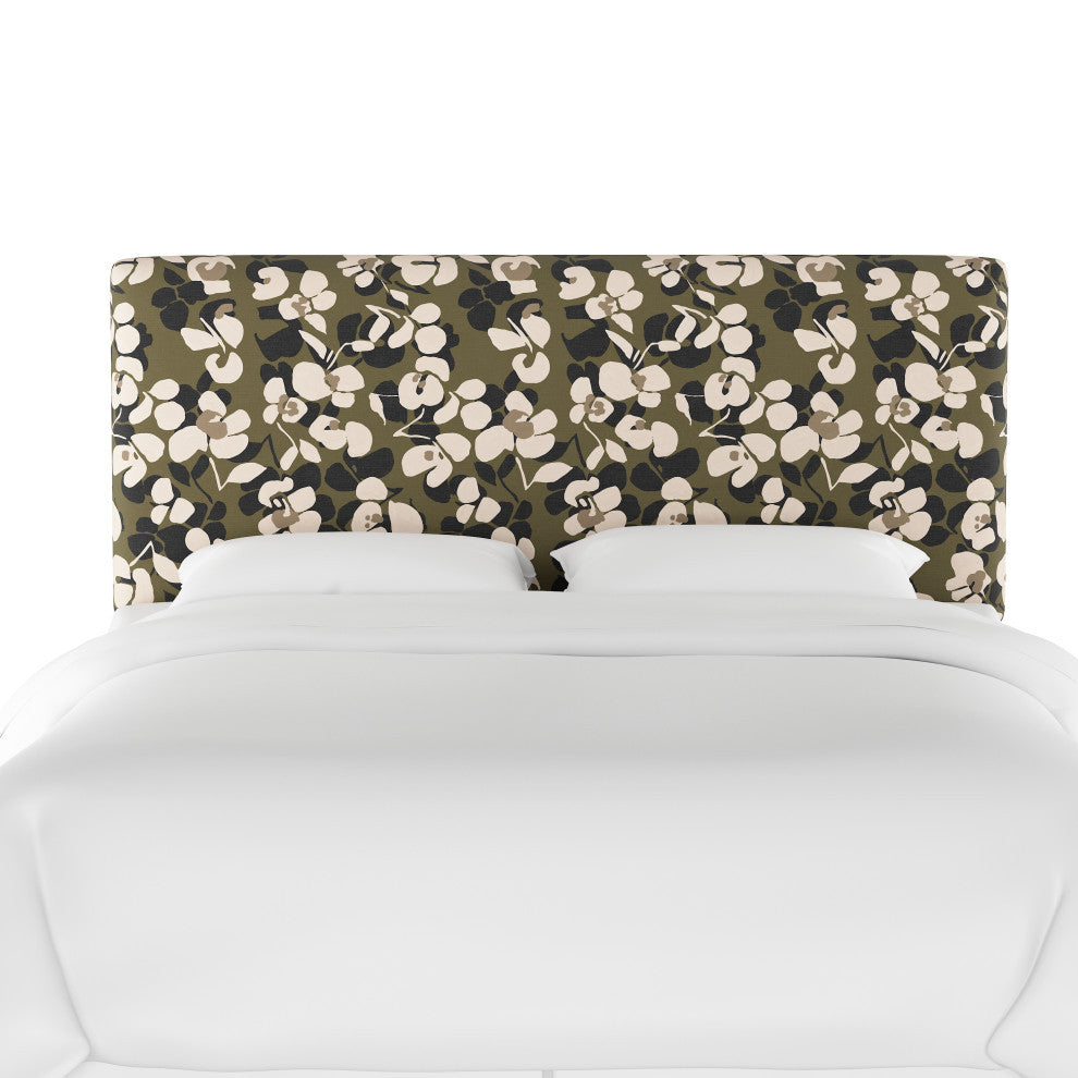 King Headboard, Color Block Floral Lg Camo